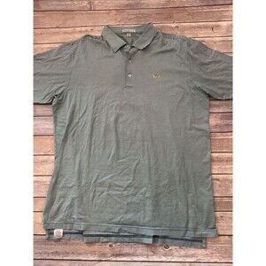 Peter Millar Shirt Mens XL Spring Valley Country Club SC Green Stripe Golf Polo